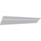 Ekena Millwork 4 3/4"H x 5 1/8"P x 7"F x 94 1/2"L Nadia Crown Moulding MLD04X05X07NA - alternate 2